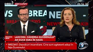 Președinta USR, Elena Lasconi, în direct la Antena 3 despre cele mai noi mișcări pe scena politică.