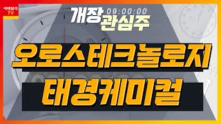 오로스테크놀로지(322310)… 반도체 웨이퍼의 오버레이 계측 및 검사 주력 / 태경케미컬… 폭염 이슈로 인한 드라이아이스 부각 가능성_개장 관심주 (20230619)