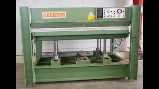 Furnierpresse GEWEMA / ITALPRESSE MEC-4 (Nr. 04359) / Kauz Maschinenhandel GmbH