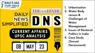 The Hindu Analysis | 08th May 2023 |  Daily Current Affairs | UPSC CSE 2023 | DNS