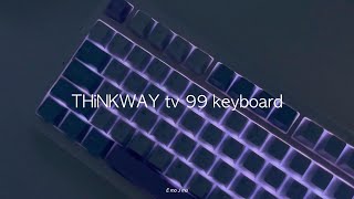 [ASMR] THiNKWAY tv99 키보드 소심한 리뷰