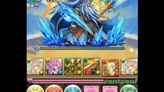 パズドラ【ゼウス・マーキュリー降臨！超地獄級】麒麟・サクヤPT　ノーコン！攻略