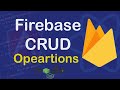 Firebase CRUD Operations in Angular || React || Node js ||Codenemy