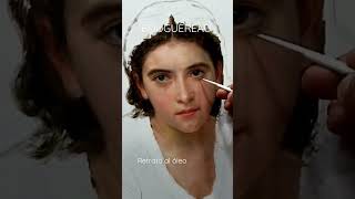 Retrato al óleo, estudio de la pintura de Bouguereau. #allaprima #cursodepintura #bouguereau