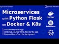 Microservices in Python using Flask Framework | Dockerize and Deploy to Kubernetes with Helm
