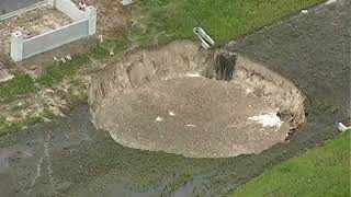 Florida sinkhole reopens for 2nd time this year, causes roadblocks