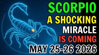 SCORPIO ♏ – THIS ONLY COMES ONCE IN A CENTURY! ⚡ A SHOCKING TURN OF FATE ARRIVES MAY 25 & 26 2026!