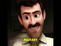 Riley's DAD's Secret MILITARY BACKGROUND in INSIDE OUT... #shorts