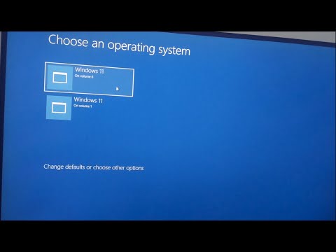 Disable Choose an operating system when starting Windows 11, 10 – Disable dual boot
