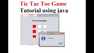 Tic Tac Toe Game in JAVA Swing
