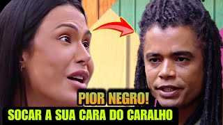 BBB25: RACISMO! GRACYANNE AVANÇA EM DIOGO E AMEAÇAR AGREDIR O BROTHER E COMPARA ELE COM UM 'CARVÃO'