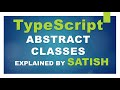 learn TypeScript | Abstract Class | Abstract methods | Concrete Methods #typescript