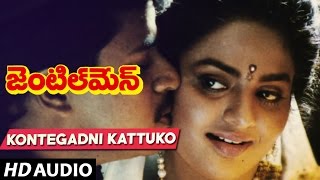 Gentleman Songs - KONTEGADNI KATTUKO song | Arjun | Madhubala | Telugu Old Songs