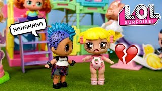 LOL Punk Boi Bullies Baby Goldie - Barbie Family School Morning Routine