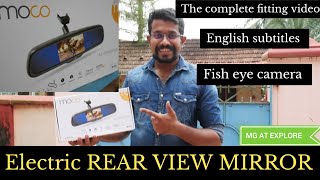 New Big WagonR | Electric REAR VIEW MIRROR with camera | Reverse camera |English subtitles | MOCO