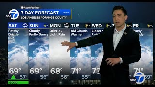 Clouds and cooler temperatures remain in SoCal this weekend