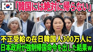 【海外の反応】在日韓国人の生活保護不正受給者の末路・・・日本政府が帰国命令を出した結果ｗ