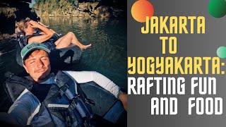 🇮🇩 First Time River Rafting in Yogyakarta, Local Food \u0026 Dancing ! 🇮🇩