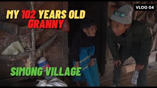 Meeting Great Grandmother 102 Years Old 😲| Simong Village, Upper Siang, Arunachal Pradesh| Vlog Ep 4