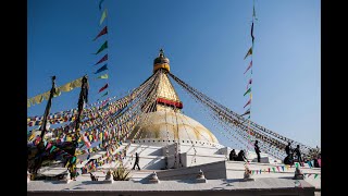 Nepal 4k: a peaceful journey through the Himalayas with serene nature and calming music