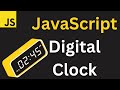 🕒 Build A Real-Time Digital Clock With JavaScript 🕒  || Easy Javascript Project