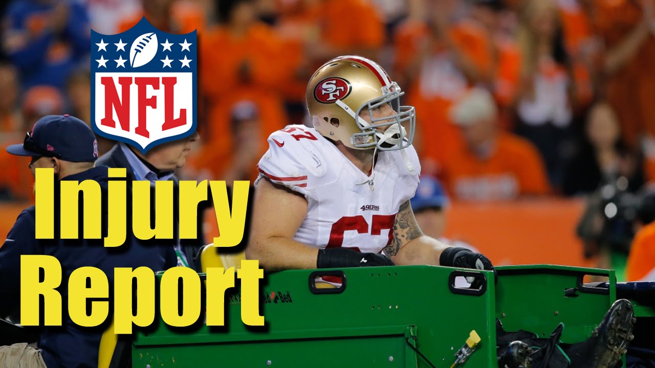 Latest NFL Injury Report - YouTube