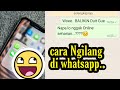 Yeeii Berhasil | Cara Agar Whatsapp centang 1 tapi online tanpa aplikasi