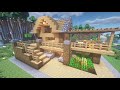 eng 마인크래프트 건축 강좌 참나무 야생 집 만드는 방법｜how to build a house in minecraft