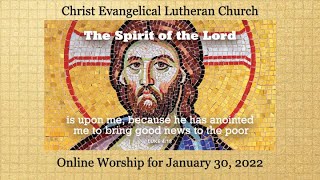 CELC Online Worship for Jan 30