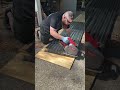 Cutting a few pieces of corrugated roofing with my metal cutting circular saw #milwaukeetools