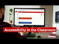 Accessibility in the Classroom at NC State!