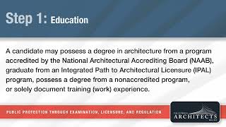 How to Obtain Your Initial License with the California Architects Board.