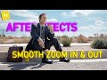 How to make smooth zoom in&out in after effects