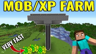 How To Make A EASY Mob XP Farm In Minecraft 1.16.5 - (NO SPAWNER)
