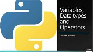 Ep 4 Variables and Data Types: String | int | float in python