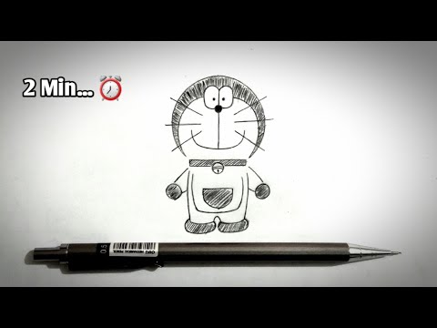 How To Draw Doraemon - Step By Step Tutorial - YouTube