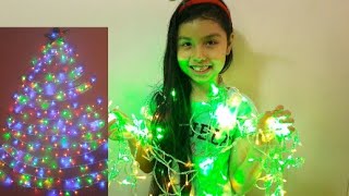 Arbolito De Navidad En La Pared Con Luces | Ideas creativas