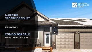 Townhouse For Sale | 74 Prairie Crossings Court R07, Niverville