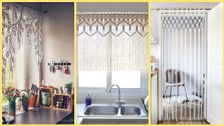 Beautiful Macrame Curtains For Home Decoration