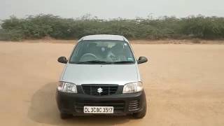 Rolling and drift by alto 2009 model at surajkund helipad faridabad