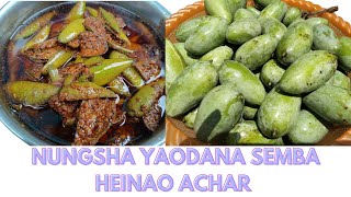 #Nungsha Yaodana Heinou Achar Semba #Mango Pickle #Heinao Achar #Chanu's Experience #