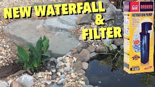*NEW* DIY Pond Waterfall and Submersible Power Filter