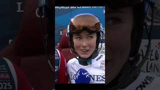 Alpine Ski Mikaela Shiffrin swears in an interview  #ski #skiing #wc2025