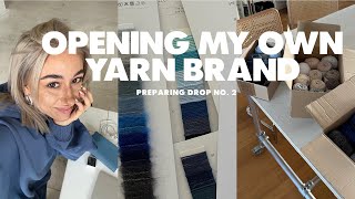 POV opening my own yarn brand at 21 - DROP 02 BTS OF BY BELINA