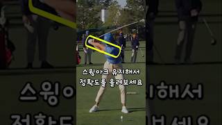 스윙을 힘빼고 정확하게하는방법