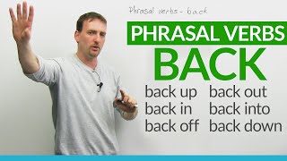 Phrasal Verbs with BACK: \