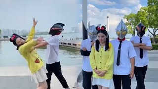 Ultraman dance Zero Ginga Tiktok tik tok Z奧特曼兄弟的精彩舞蹈系列 奥特曼兄弟之间的战争  （黄鸭妹妹和奥特曼们搞笑瞬间） 2022 #shorts 1248