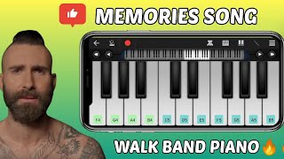 🔥Memories song viral song on walk band piano #viral #viralvideo #video #videos#memories