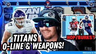 Did the Titans Fix The Offensive Line & Weapons? | Titans Drafted Peter Skoronski 2 help the O-Line.