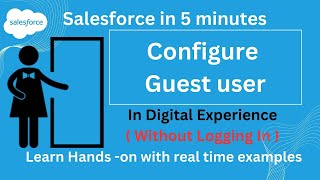 Configure Guest User in Digital Experience | experience cloud tutorial | Part 5